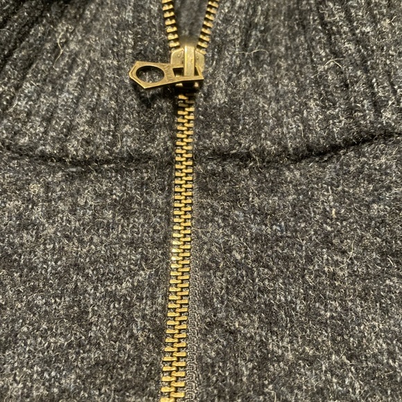 Beautiful navy blue half zip sweater - Picture 7 of 7